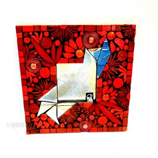 Miroir Jungle Rouge