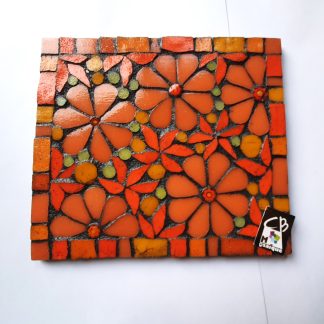 Dessous de plat Fleurs orange